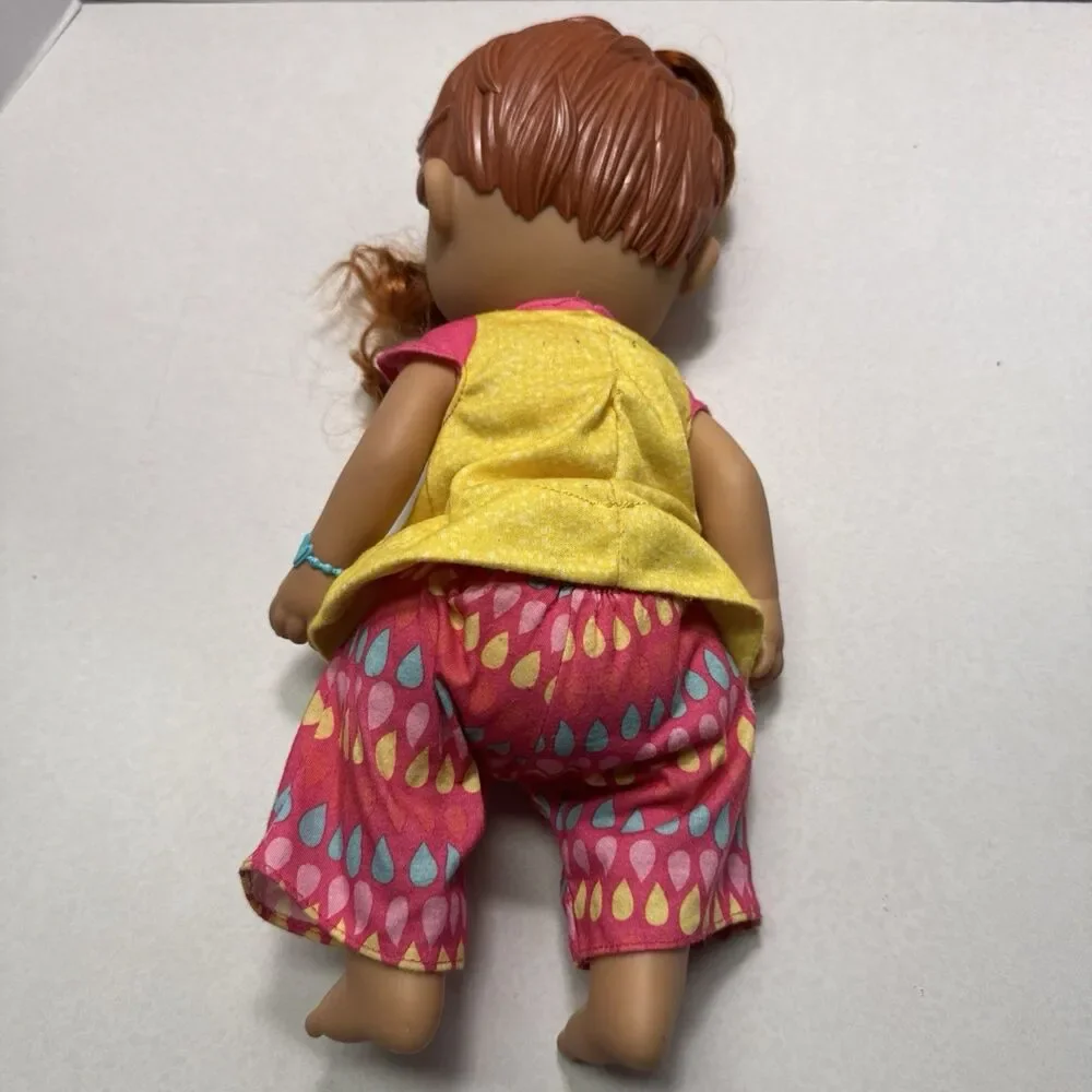 Baby Alive Baby Grows Up Doll Features Vibrant Orange Hair Brown Eyes Works 14